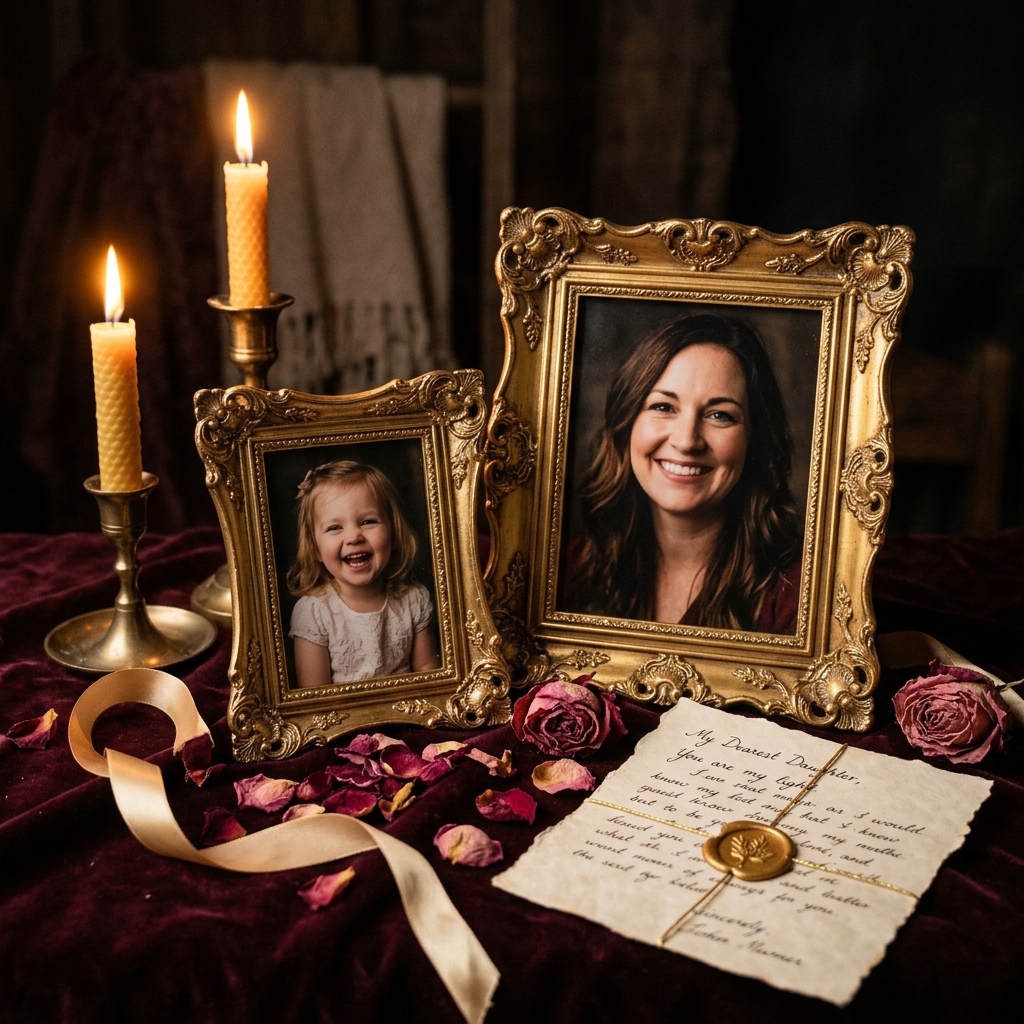 Mother and child gold frames gift collection